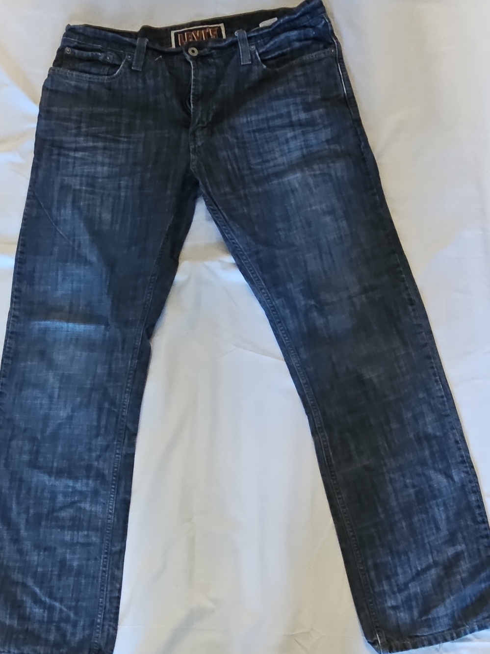 Levi's Men's Straight Leg Dark Blue Jeans